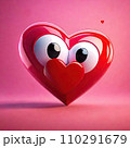 赤いハート 110291679
