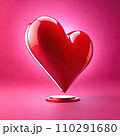 赤いハート 110291680