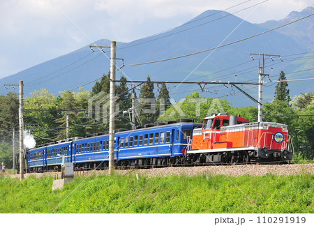 中央本線 小淵沢ー長坂 JR東日本 DE10-1698+12系+D51-498(高崎) 中央本線 小淵沢ー長坂 JR東日本 DE10-1698+12系+D51-498(高崎) 110291919