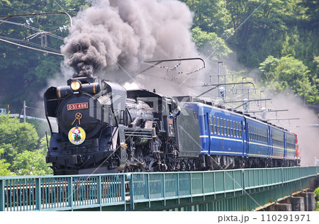中央本線　塩崎ー韮崎　JR東日本　D51-498+12系+DE10-1698（高崎） 110291971