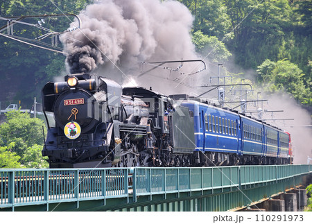 中央本線　塩崎ー韮崎　JR東日本　D51-498+12系+DE10-1698（高崎） 110291973