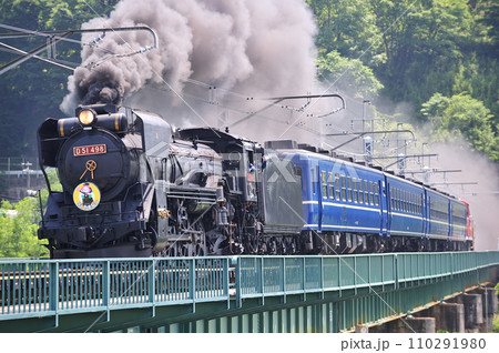 中央本線 塩崎ー韮崎 JR東日本 D51-498+12系+DE10-1698(高崎) 中央本線 塩崎ー韮崎 JR東日本 D51-498+12系+DE10-1698(高崎) 110291980