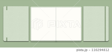 Digital Planner mockup, with place for your corporate identity details. Blank mock up with Cover. 110294812