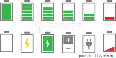 カラーの充電マークセット カラーの充電マークセット 110294976