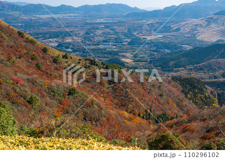 涌蓋山登山「涌蓋山の斜面の紅葉」 110296102