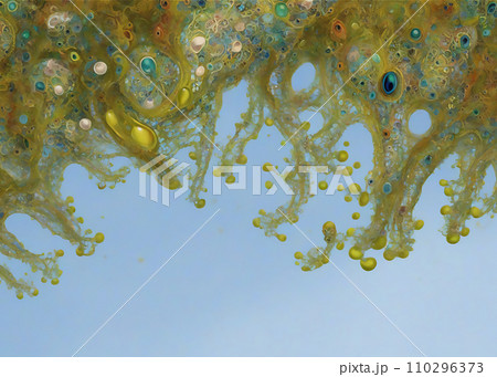 異世界の生物のいる風景　AI画像 110296373