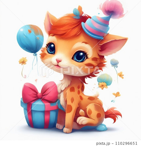 風船を持つ羊 110296651