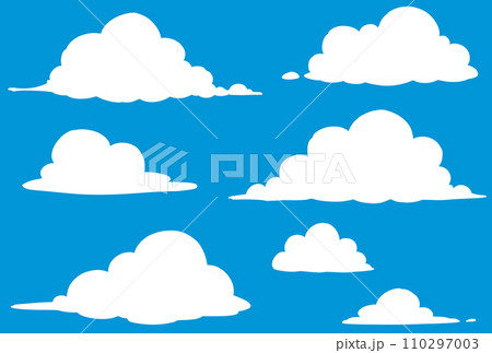 カットイラストセット_雲 110297003