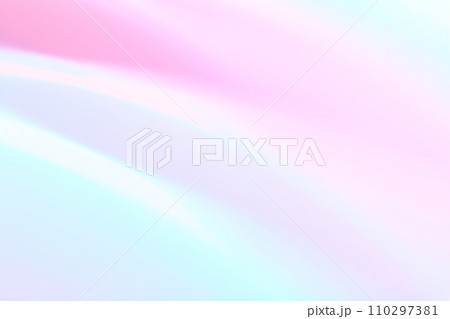 ピンク・青色系ゆるやかなライン背景　グラデーション 110297381