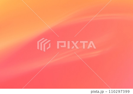 赤・オレンジ色のシンプルなライン背景　グラデーション 110297399