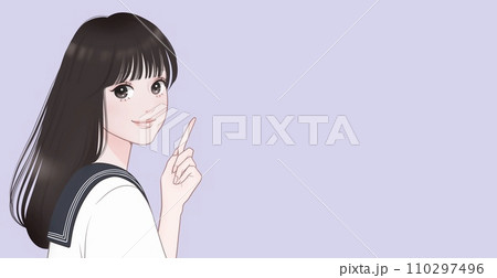 女性・女の子のイラスト素材 110297496