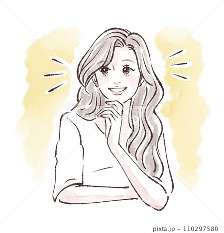 女性・女の子のイラスト素材 110297580