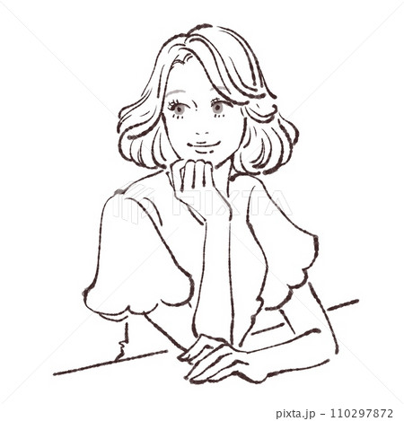 女性・女の子のイラスト素材 110297872