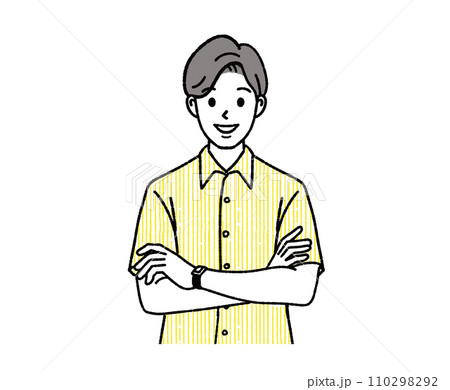 男性のイラスト素材 男性のイラスト素材 110298292