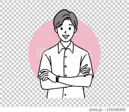 男人的插圖素材 110298305