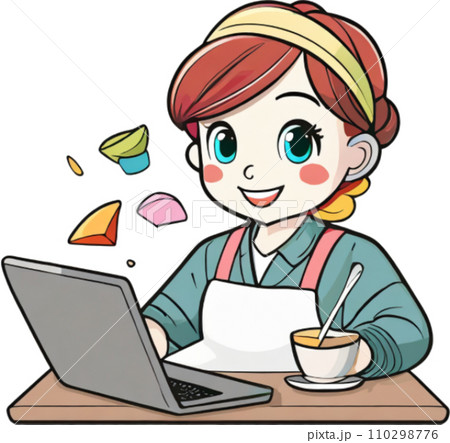 フレキシブルワーク イラスト フレキシブルワーク イラスト 110298776