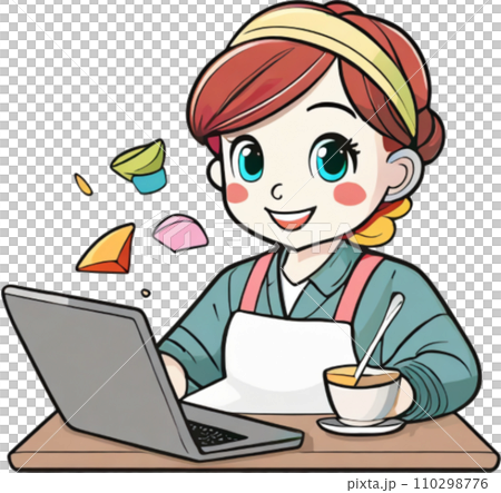 フレキシブルワーク イラスト フレキシブルワーク イラスト 110298776