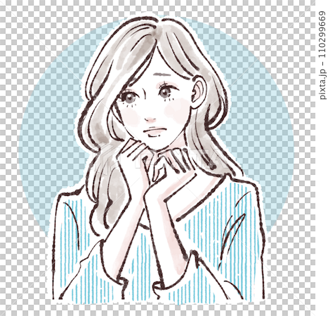 Worried/Thinking/Depressed/Anxiety/What should I do/Hmm/Sad/Doubts/Wistful/Wasting/Explanation/Explanation/Attention/Teaching 110299669