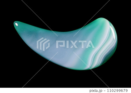 クリソプレーズ　自然が描く絵 110299679