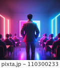 教壇に立つ教師 110300233