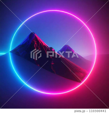 幻想的な山々 110300441