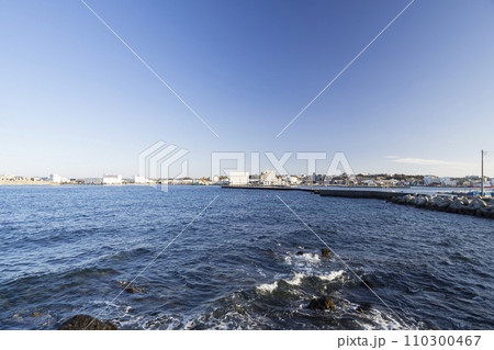 三浦海岸の三浦市城ヶ島の早春の風景 110300467