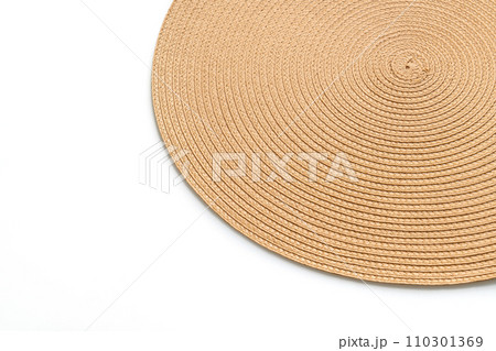beautiful weave placemat on white background 110301369
