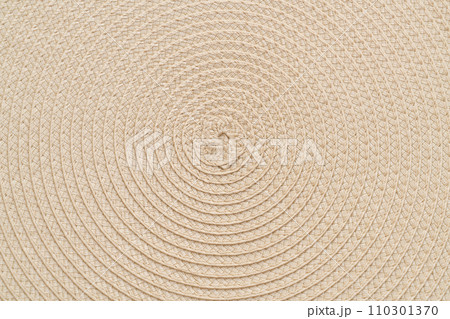 beautiful weave placemat on white background beautiful weave placemat on white background 110301370