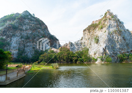 Khao Gnu Stone Park in Thailand Khao Gnu Stone Park in Thailand 110301387