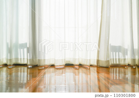 curtain with window and sunlight 110301800