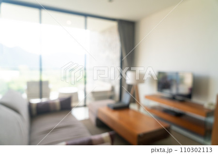 abstract blur living room for background 110302113