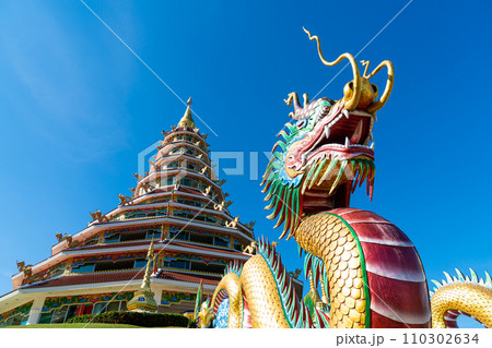 Wat Huay Pla Kang in Chiang Rai, Thailand Wat Huay Pla Kang in Chiang Rai, Thailand 110302634