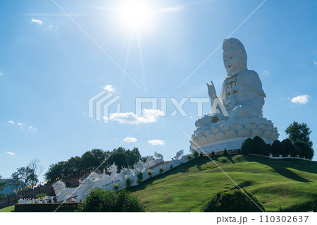 Wat Huay Pla Kang in Chiang Rai, Thailand Wat Huay Pla Kang in Chiang Rai, Thailand 110302637
