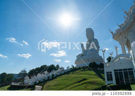 Wat Huay Pla Kang in Chiang Rai, Thailand Wat Huay Pla Kang in Chiang Rai, Thailand 110302898