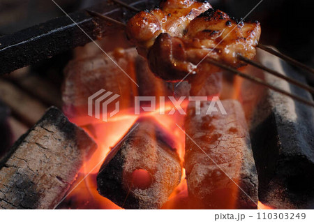 鶏肉の炭火焼き 110303249
