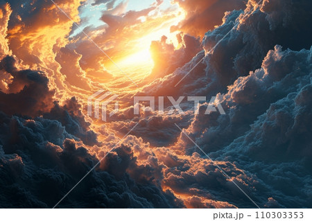 光輝く天国の門への道 壮大な永遠の平和への登り AI画像 12 光輝く天国の門への道 壮大な永遠の平和への登り AI画像 12 110303353