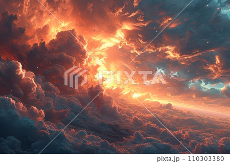 光輝く天国の門への道 壮大な永遠の平和への登り AI画像 39 光輝く天国の門への道 壮大な永遠の平和への登り AI画像 39 110303380