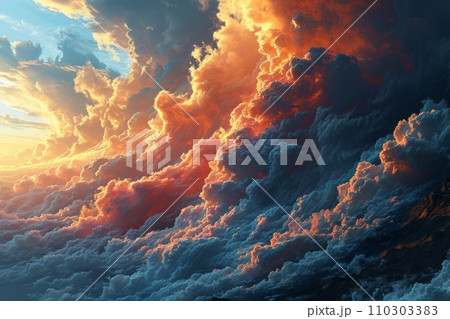 光輝く天国の門への道 壮大な永遠の平和への登り AI画像 42 光輝く天国の門への道 壮大な永遠の平和への登り AI画像 42 110303383