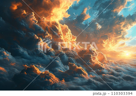 光輝く天国の門への道 壮大な永遠の平和への登り AI画像 53 光輝く天国の門への道 壮大な永遠の平和への登り AI画像 53 110303394