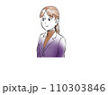 オフィスカジュアルな女性 110303846