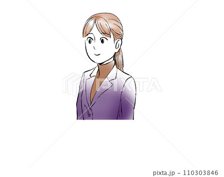 オフィスカジュアルな女性 110303846