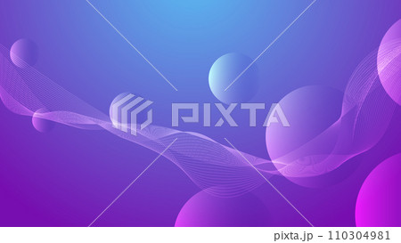 abstract purple background with wave lines pattern for modern graphic design decoration 110304981