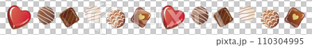 情人節巧克力線圖 情人節巧克力線圖 110304995