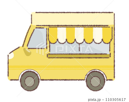 キッチンカーのイラストのイラスト素材 [110305617] - PIXTA