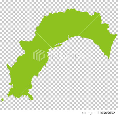 高知県　観光　地図　アイコン 110305632