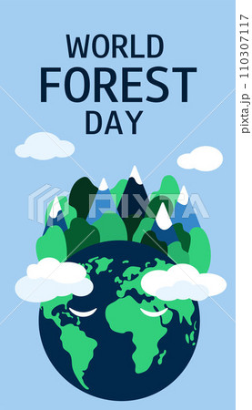World forest day. Save the forest. Saving forest concept. International Day of Forests. March 21. Ecology concept. World forest day. Save the forest. Saving forest concept. International Day of Forests. March 21. Ecology concept. 110307117