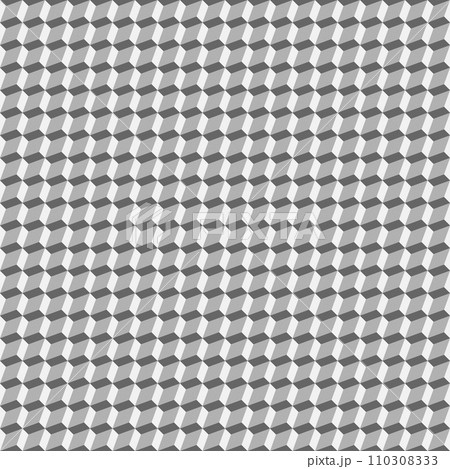 灰色の四角のパターン、背景素材 110308333