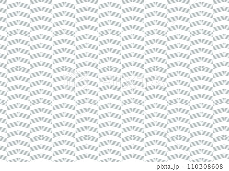 細線で作られた変形ヘリンボーンのシームレス背景 110308608