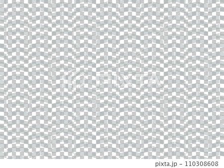 細線で作られた変形ヘリンボーンのシームレス背景 110308608