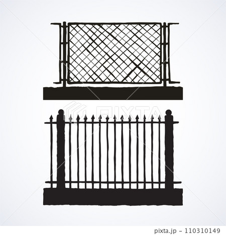 Fence. Vector drawing 110310149